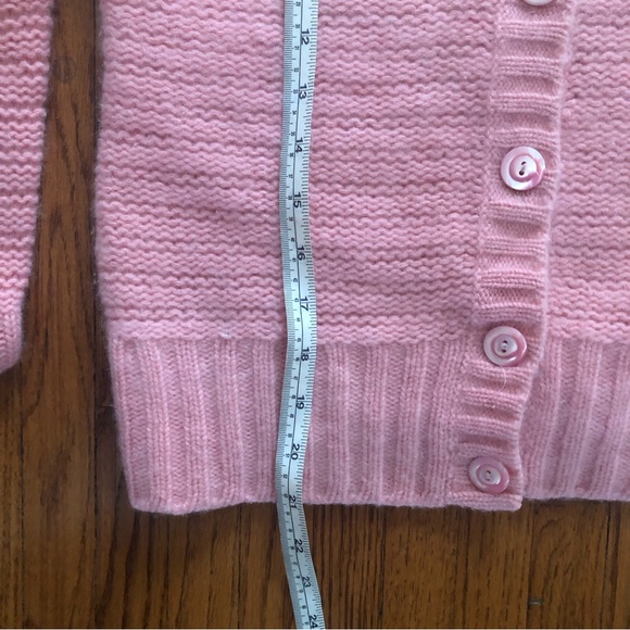 Mariele Waithe Pink Cashmere cardigan Sweater Small - Picture 4 of 7